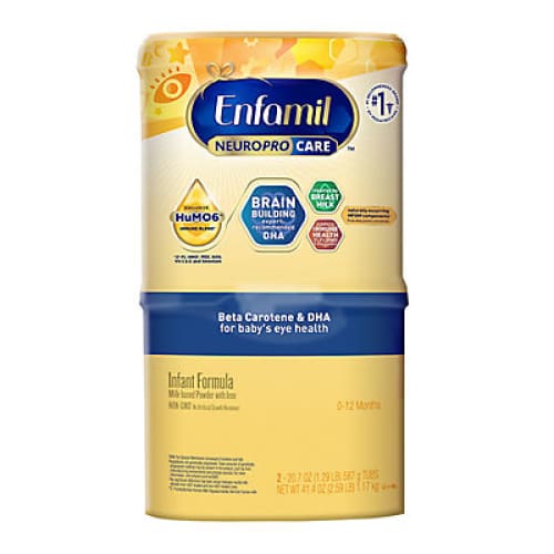 Enfamil Neuropro Infant Powder with Beta-Carotene 2 pk./20.7 oz. - Home/Baby & Kids/Baby Food & Formula/Baby Formula/ - ShelHealth