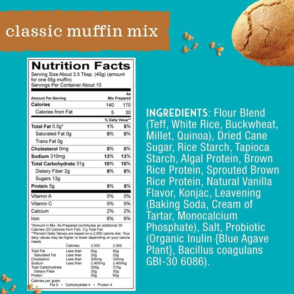 ENJOY LIFE FOODS Enjoy Life Fluffy Classic Muffin Mix With Ancient Grains, 14.5 Oz