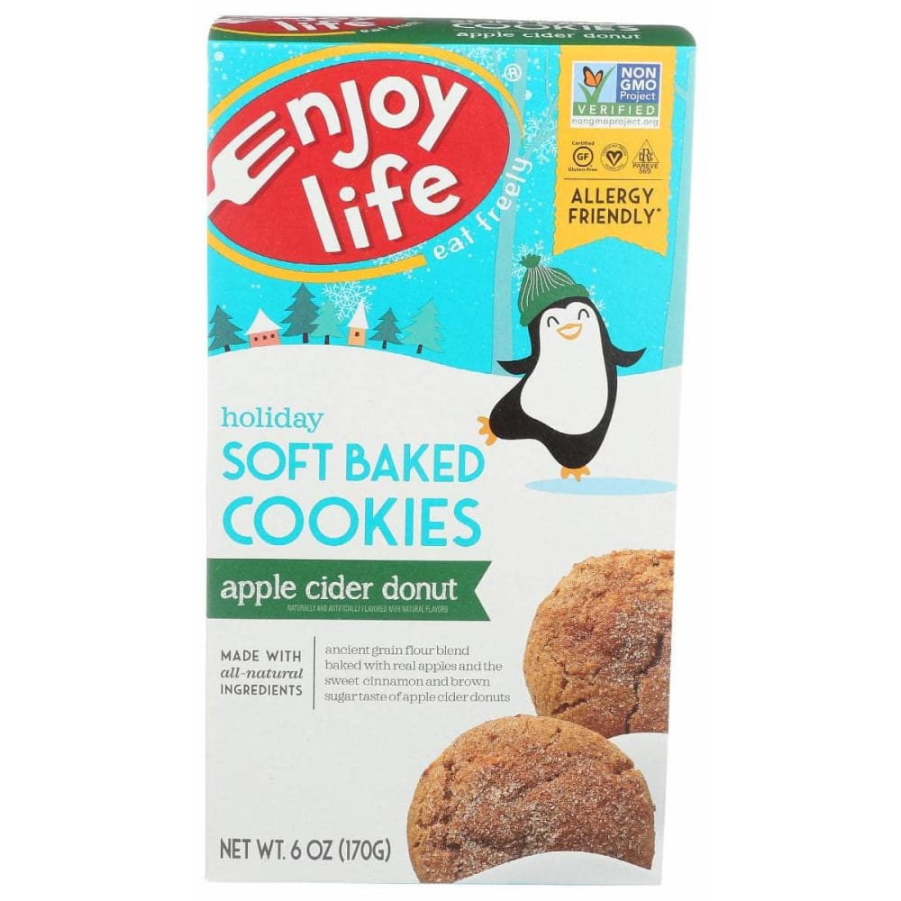 ENJOY LIFE ENJOY LIFE Holiday Soft Baked Cookies Apple Cider Donut, 6 oz