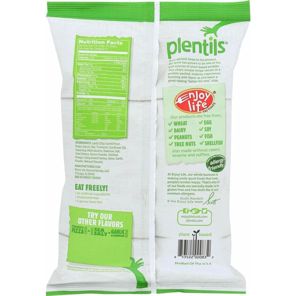 Enjoy Life Foods Enjoy Life Plentils Crunchy Lentil Chips Dill & Sour Cream, 4 oz