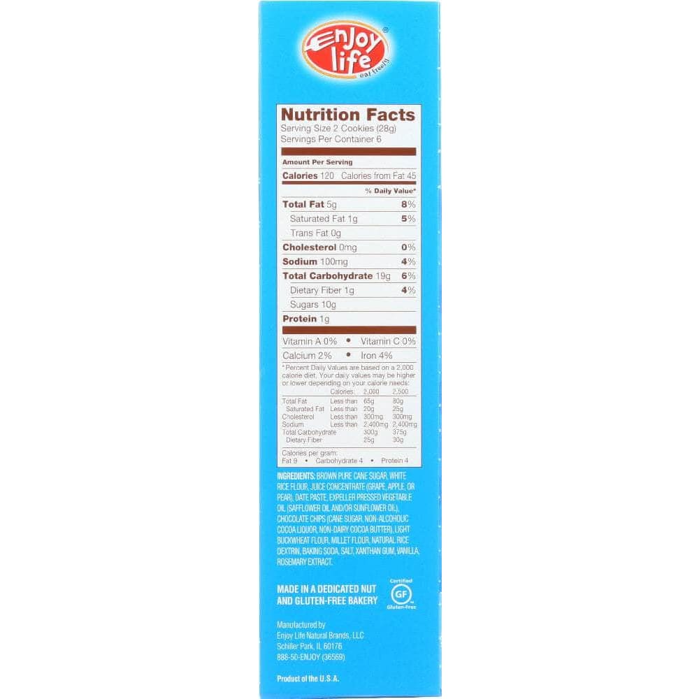 Enjoy Life Foods Enjoy Life Soft Baked Cookies Chocolate Chip, 6 oz