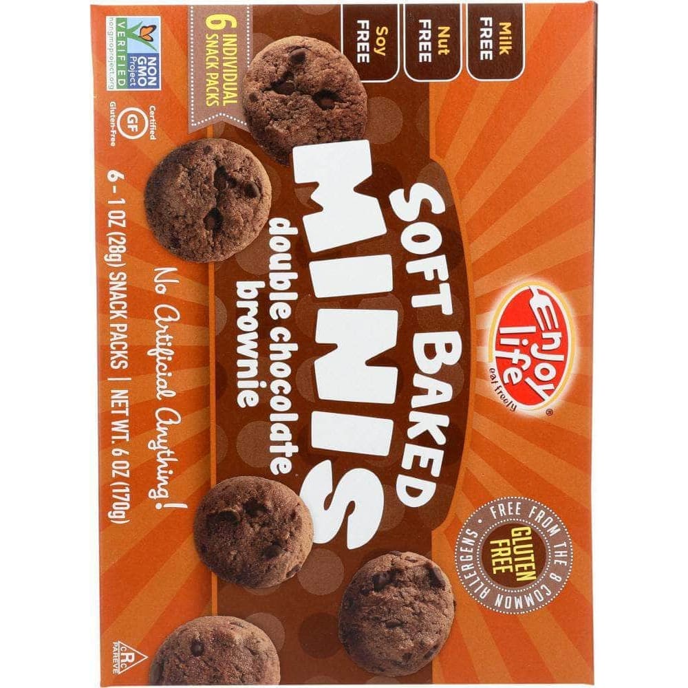 Enjoy Life Foods Enjoy Life Soft Baked Minis Double Chocolate Brownie, 6 oz