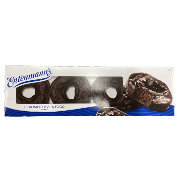 Entenmann's Entenmann's Frosted Devil's Food Donuts, 8 count