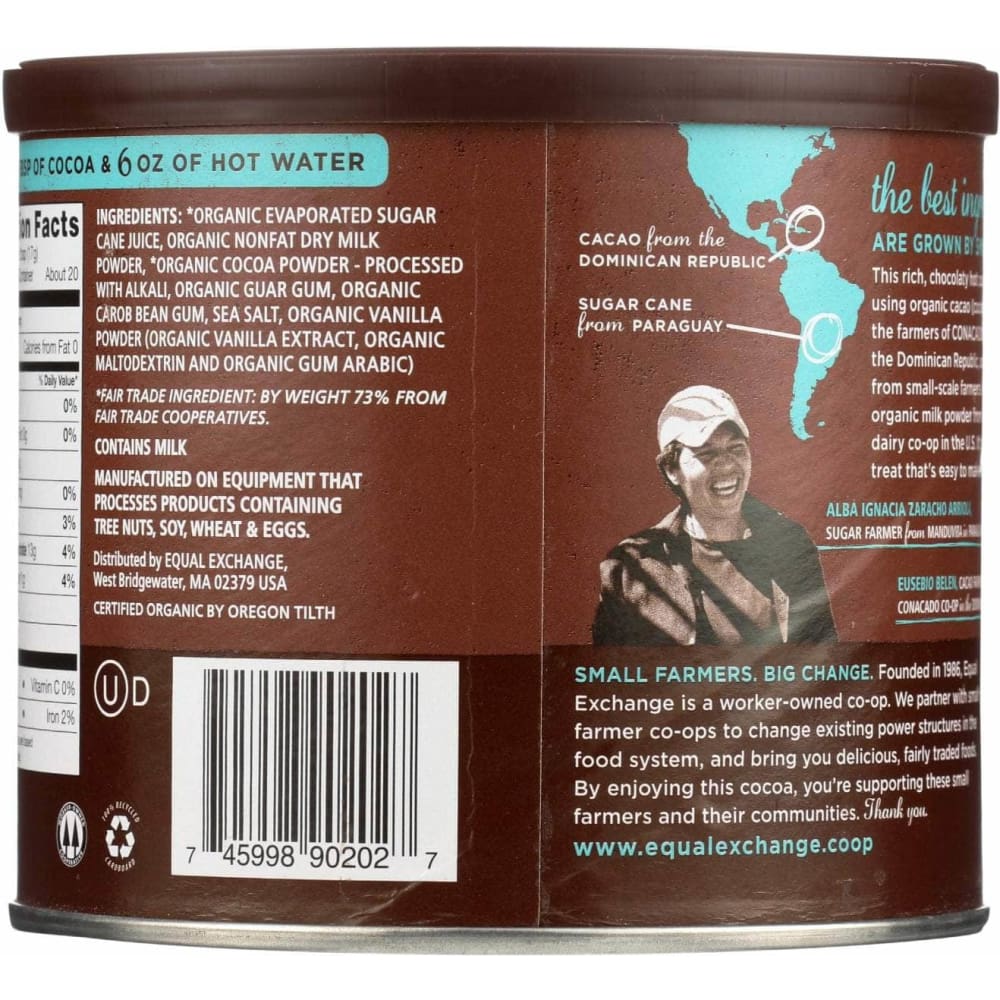 EQUAL EXCHANGE Equal Exchange Cocoa Hot Mix Org, 12 Oz