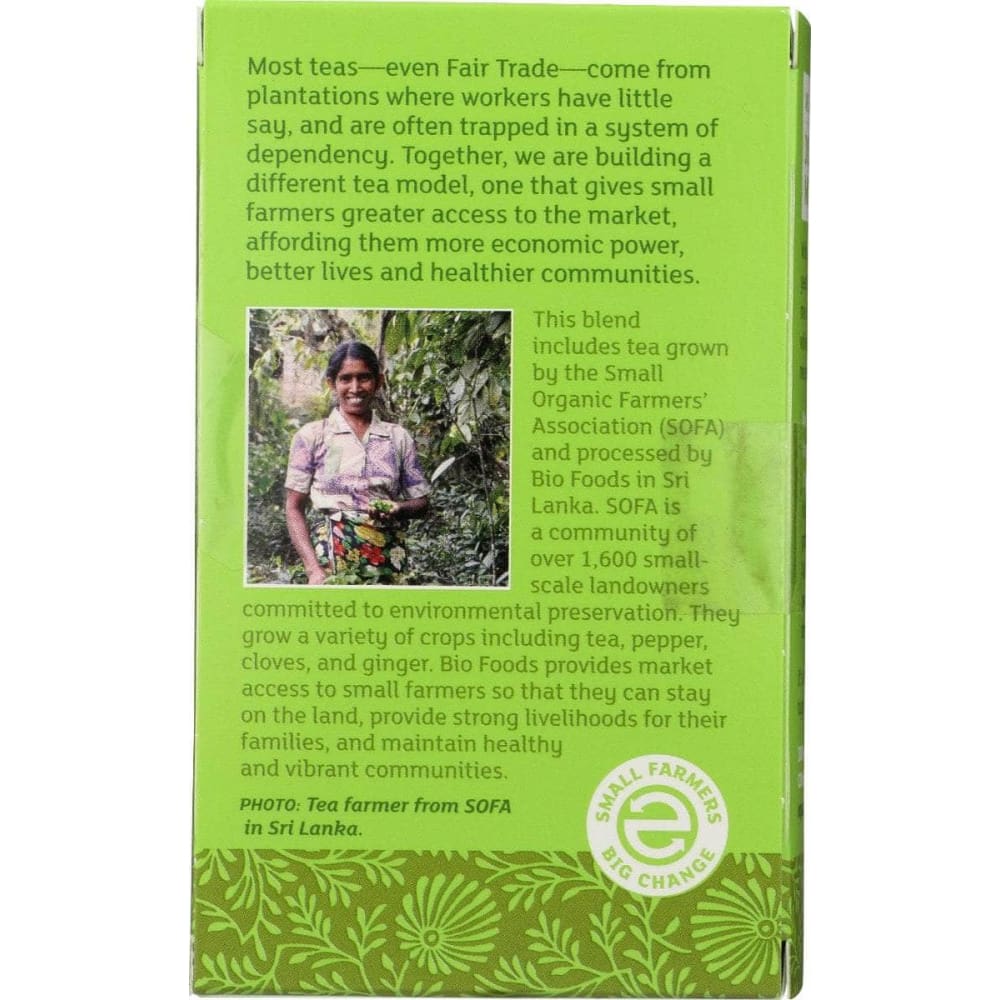 EQUAL EXCHANGE Equal Exchange Tea Jasmine Green Org, 20 Bg