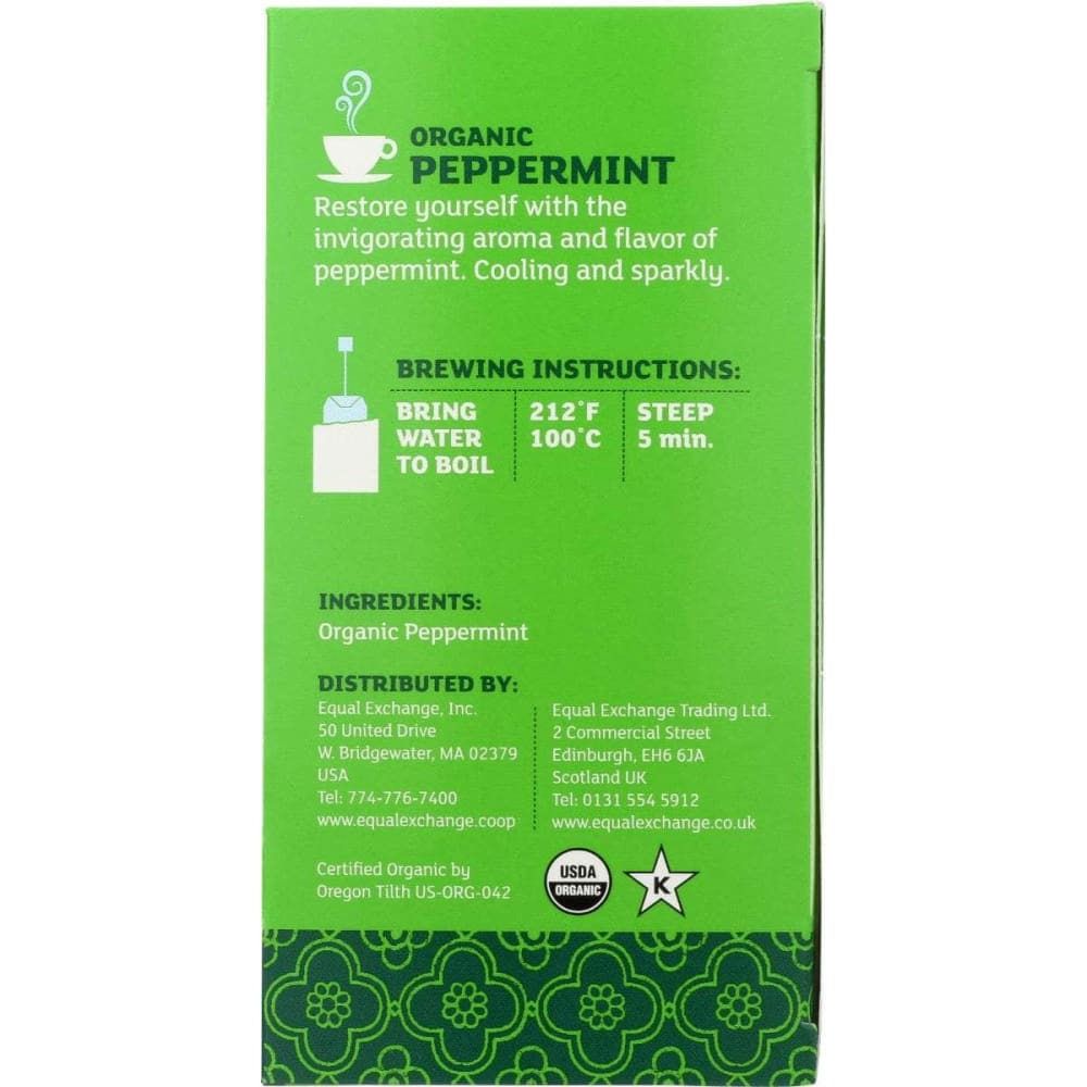 EQUAL EXCHANGE Equal Exchange Tea Peppermint Org, 20 Bg