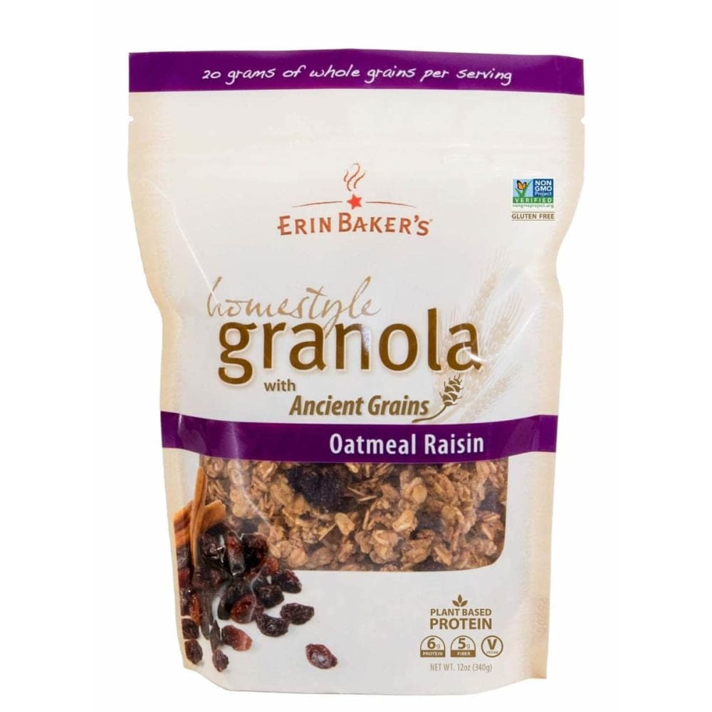 ERIN BAKERS ERIN BAKERS Homestyle Granola Oatmeal Raisin, 12 oz