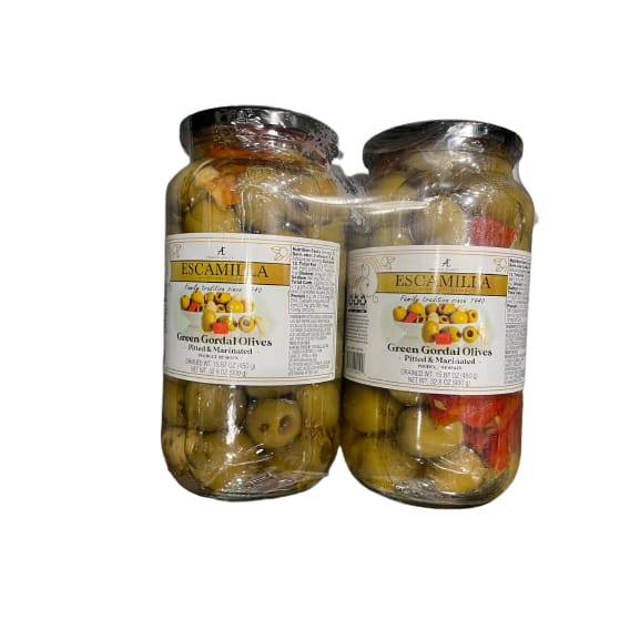 Escamilla Green Gordal Olives 2 x 32.8 oz. - Escamilla