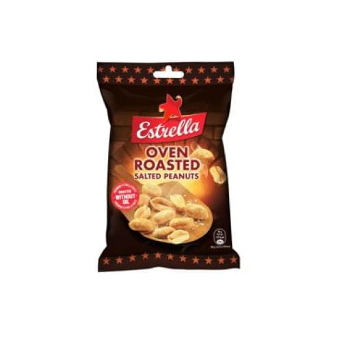 ESTRELLA Roasted- Salted Peanuts 5.82 oz. (165 g.) - ESTRELLA