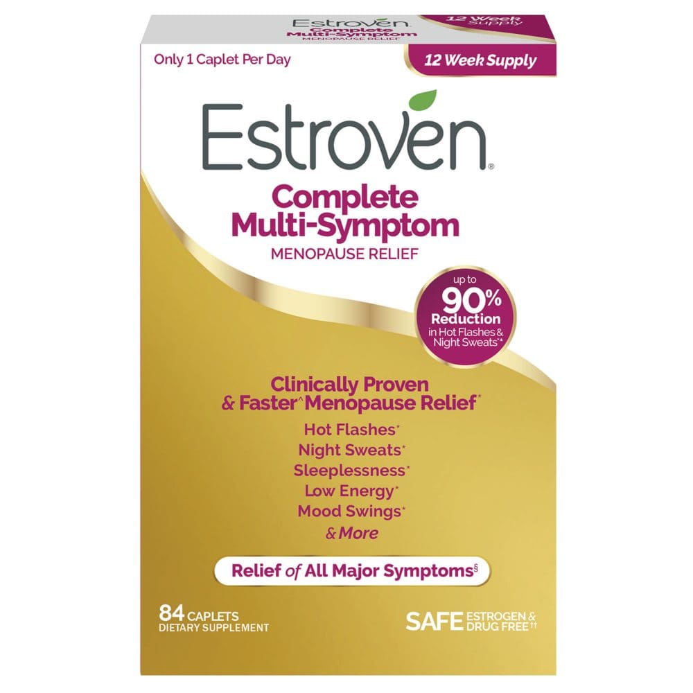 Estroven Complete Multi-Symptom Menopause Relief Caplets (84 ct.) - New Health & Wellness - ShelHealth
