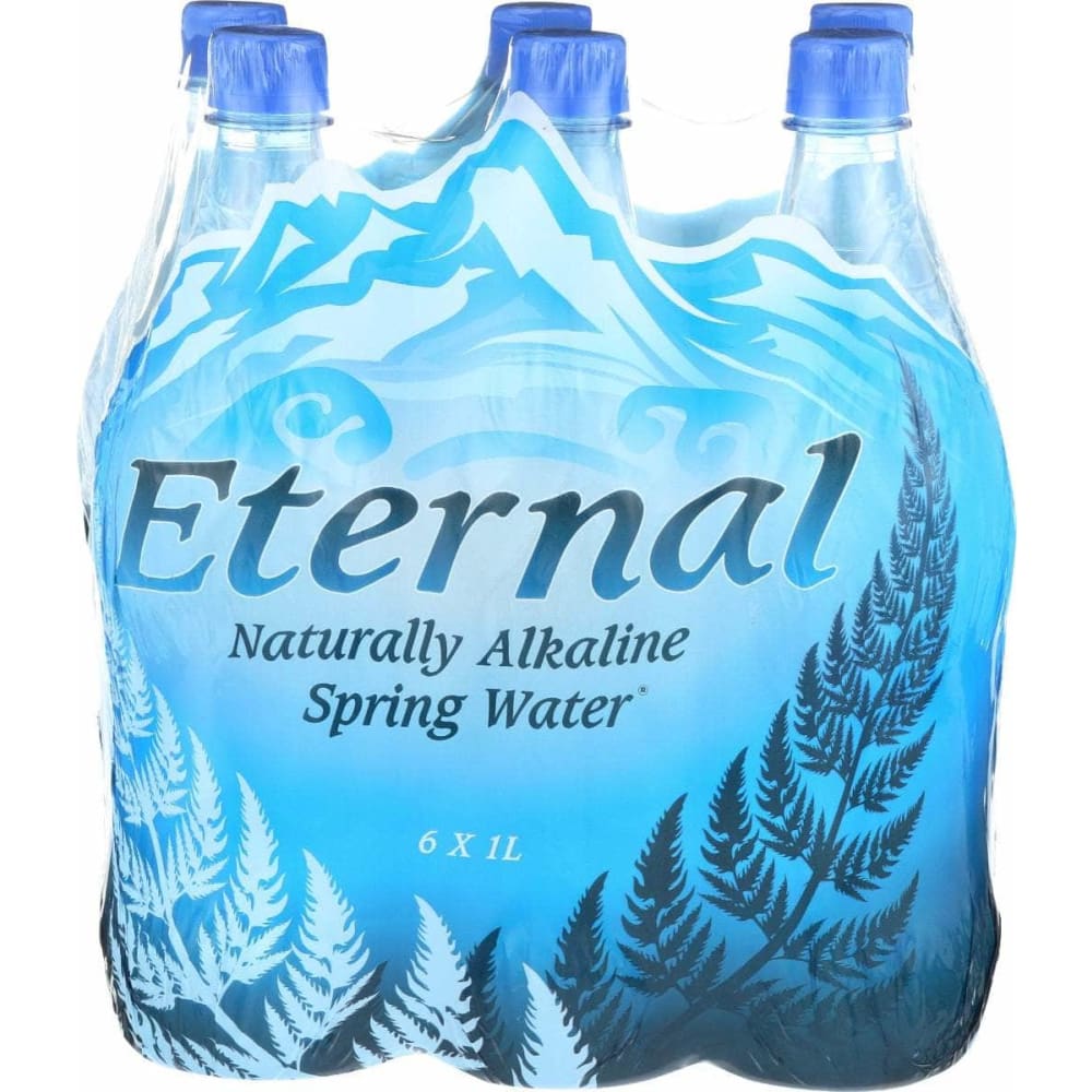 ETERNAL Eternal Naturally Alkaline Spring Water 6 Count, 202.8 Fo