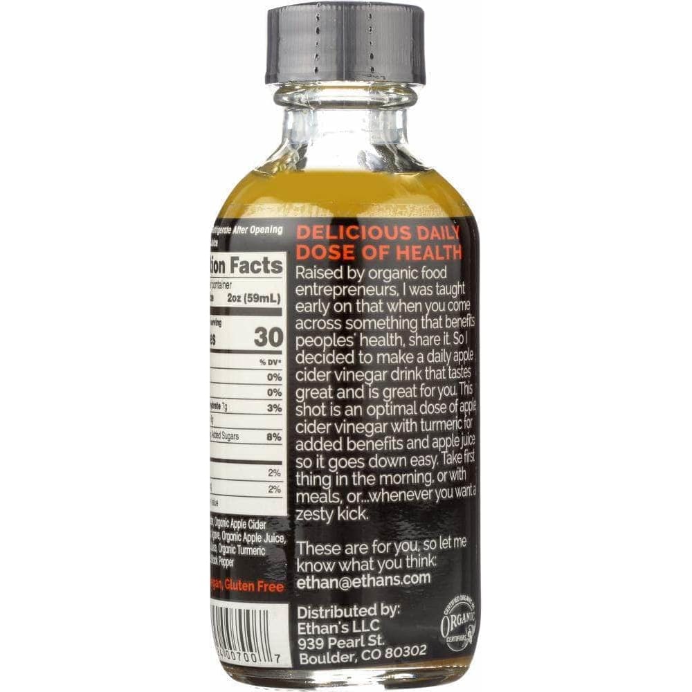 Ethans Ethans Apple Cider Vinegar Turmeric Apple, 2 fl oz