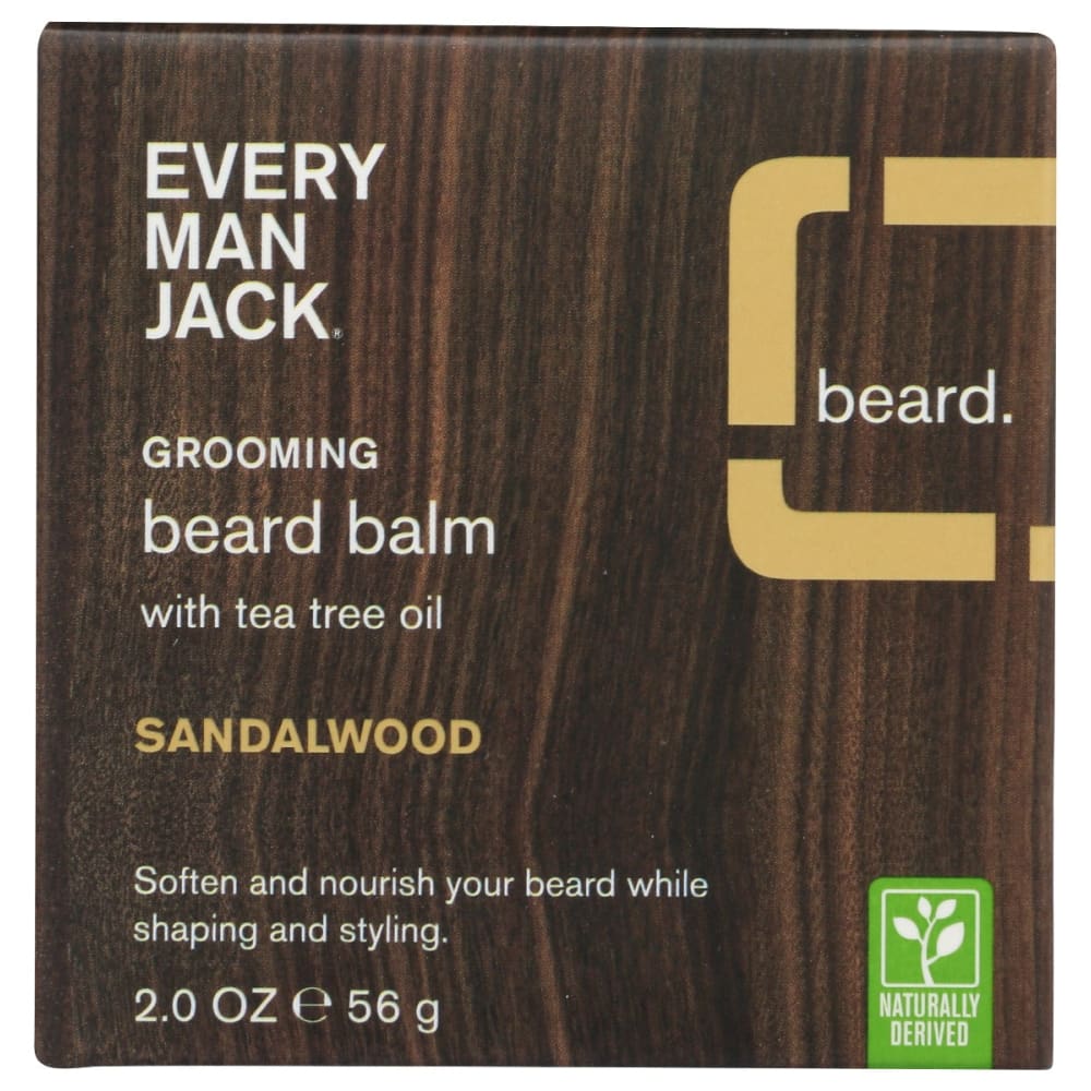 EVERY MAN JACK: Balm Beard Sandalwood 2 oz - Beauty & Body Care > Hair Care - EVERY MAN JACK