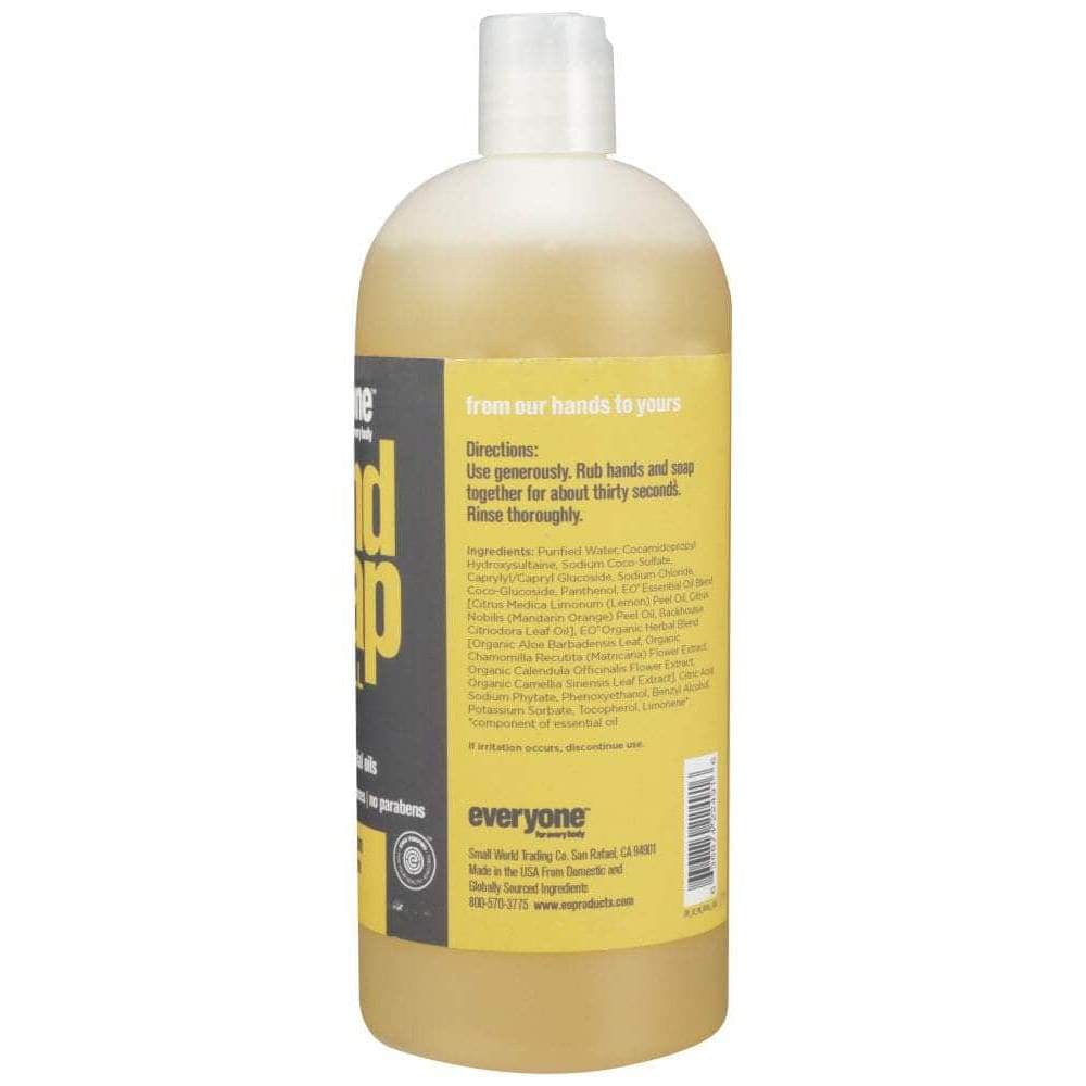 EVERYONE Everyone Meyer Lemon & Mandarin Hand Soap Refill, 32 Oz