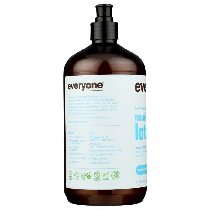 EVERYONE: Nourishing Unscented Lotion 32 oz (Pack of 2) - Beauty & Body Care > Skin Care > Body Lotions & Cremes - EVERYONE