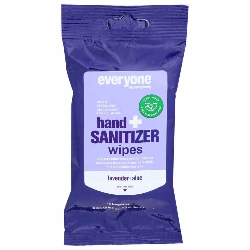 EVERYONE EVERYONE Wipes Sanitz Lavnr Aloe, 1 ea