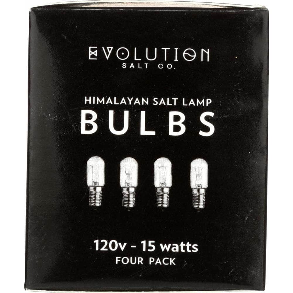 Evolution Salt Co Evolution Salt Himalayan Salt Lamp Bulbs 15 Watts, 4 pack