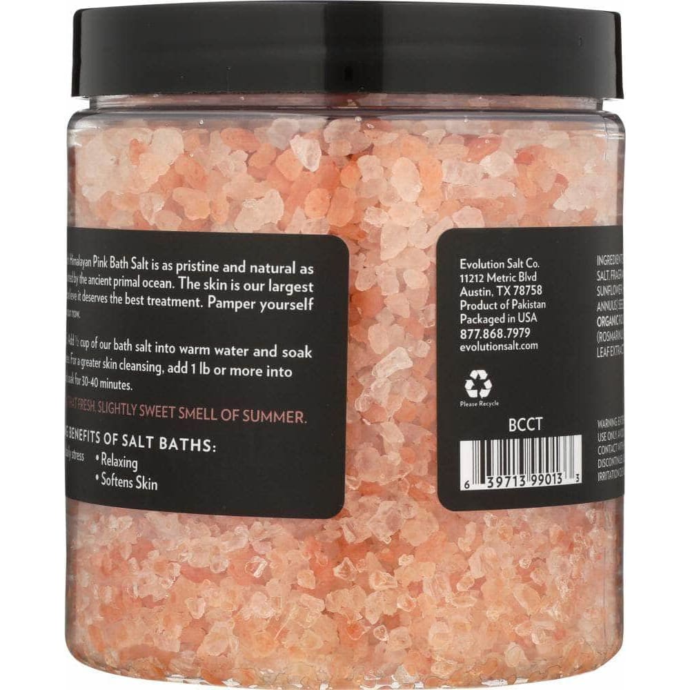 Evolution Salt Co Evolution Salt Himalayan Pink Bath Salt Coarse Coconut, 26 oz