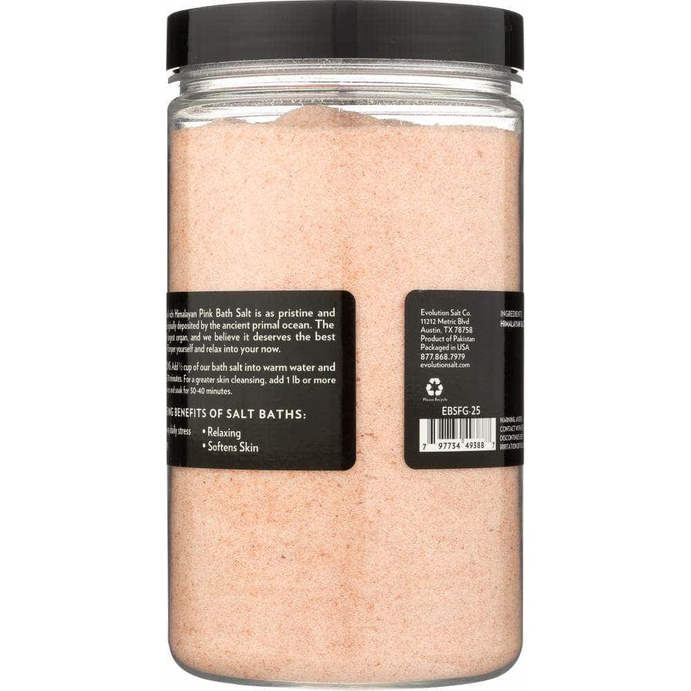 Evolution Salt Co Evolution Salt Himalayan Pink Bath Salt Fine Grind, 40 oz