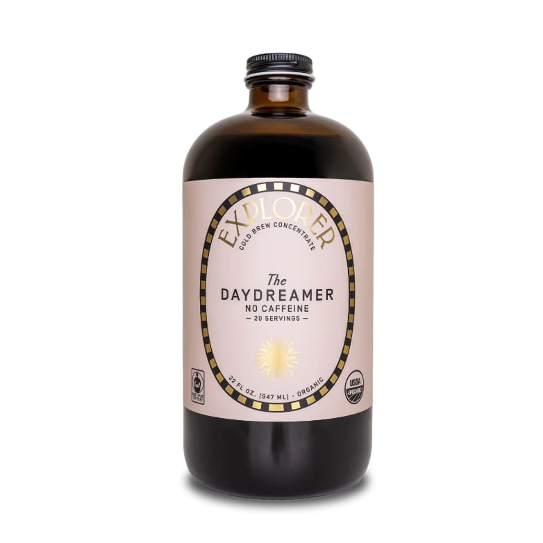 EXPLORER COLD BREW: The Daydreamer 99.9% Caffeine Free Cold Brew Coffee Concentrate 32 fo - Grocery > Beverages > Coffee Tea & Hot Cocoa -