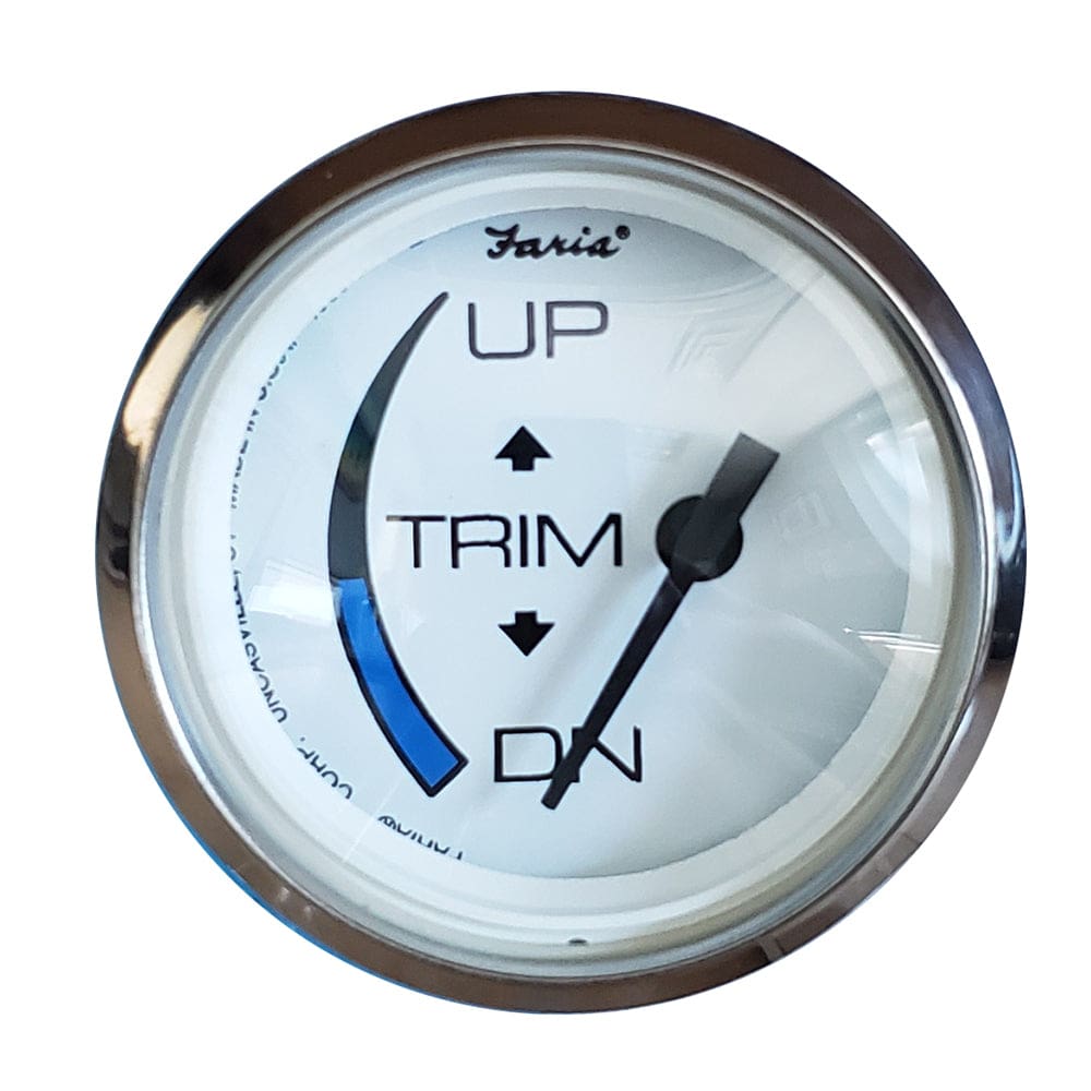 Faria Chesapeake White SS 2 Trim Gauge f/ Honda Engines - Marine Navigation & Instruments | Gauges,Boat Outfitting | Gauges - Faria Beede