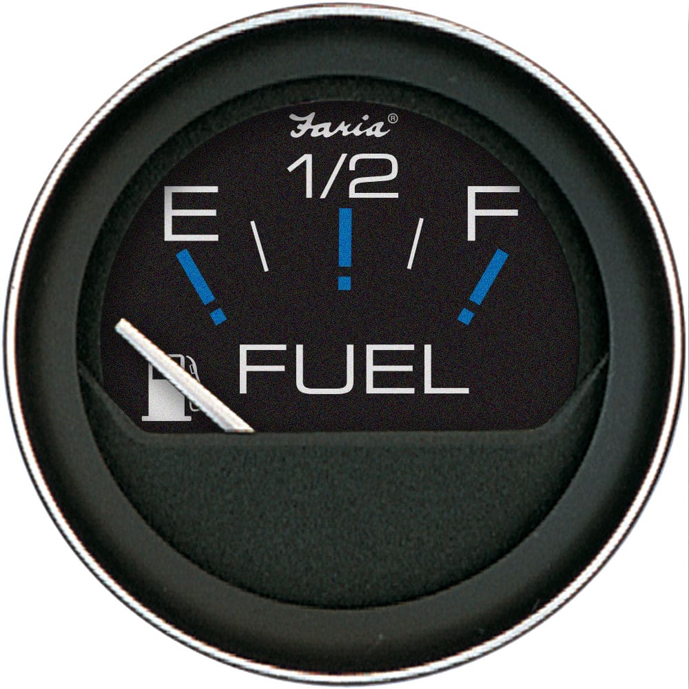 Faria Coral 2 Fuel Level Gauge (E-1/ 2-F) - Marine Navigation & Instruments | Gauges,Boat Outfitting | Gauges - Faria Beede Instruments