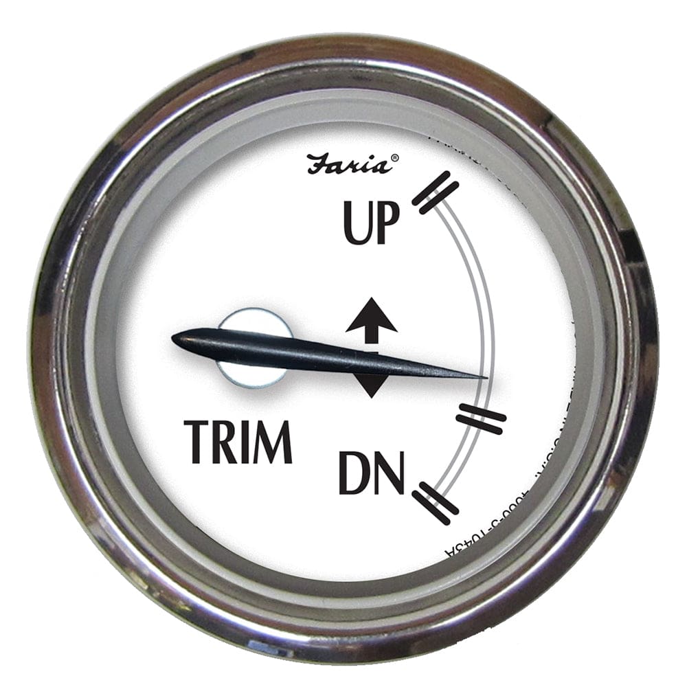 Faria Newport SS 2 Trim Gauge f/ Mercury/ Mariner/ Mercruiser/ Volvo DP/ Yamaha - Marine Navigation & Instruments | Gauges,Boat Outfitting |