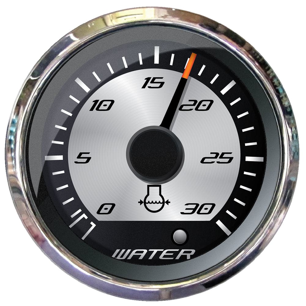 Faria Platinum 2 Water Pressure Gauge - 30 PSI - Marine Navigation & Instruments | Gauges,Boat Outfitting | Gauges - Faria Beede Instruments