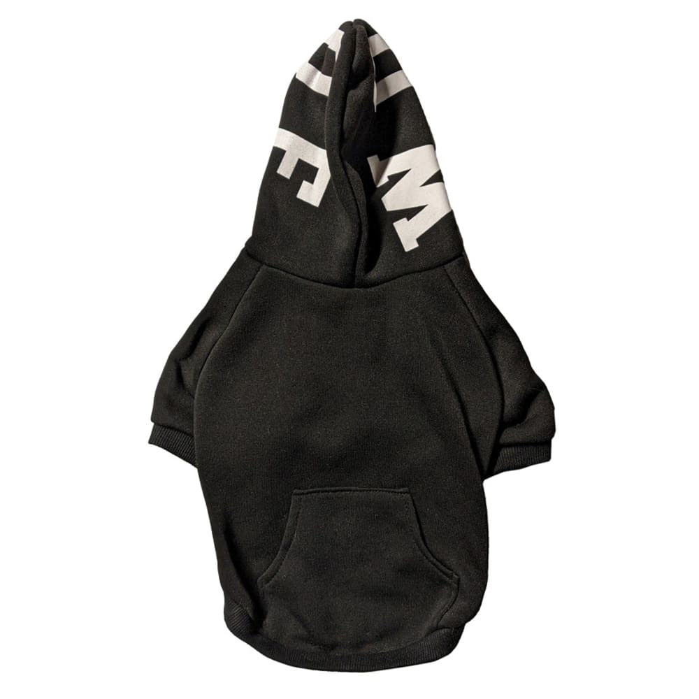 Fashion Pet Cosmo Woof Hoodie Black Extra Small - Pet Supplies - Fashion Pet