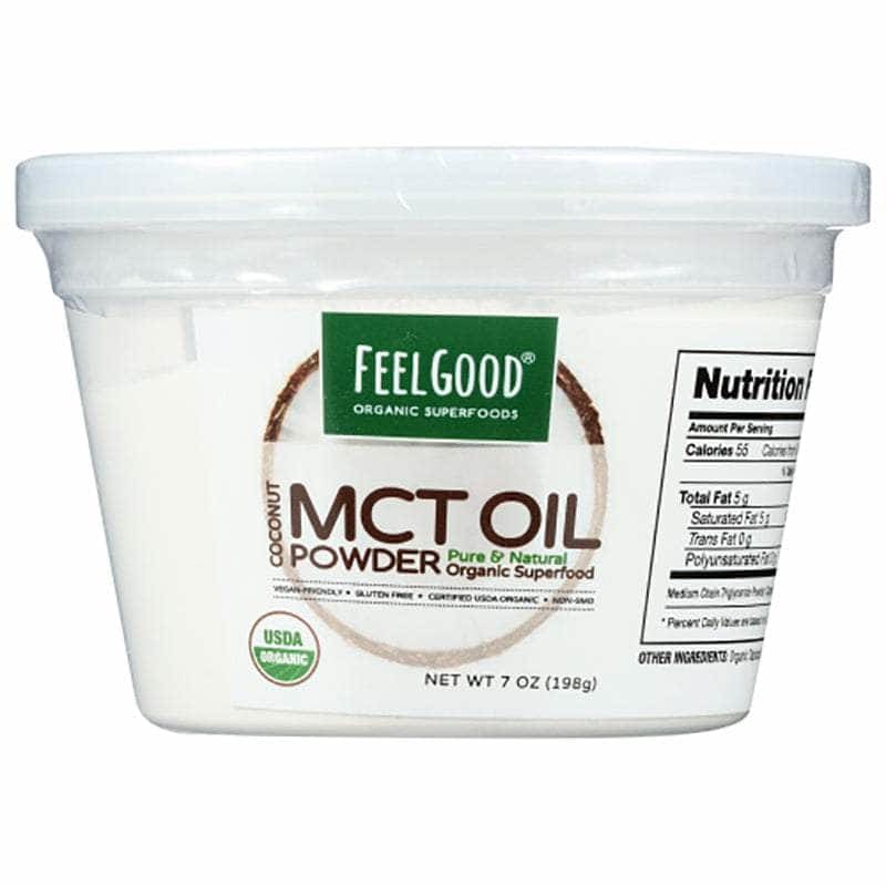 FEELGOOD ORGANIC SUPERFOODS Feelgood Organic Superfoods Mct Coconut Powder, 7 Oz