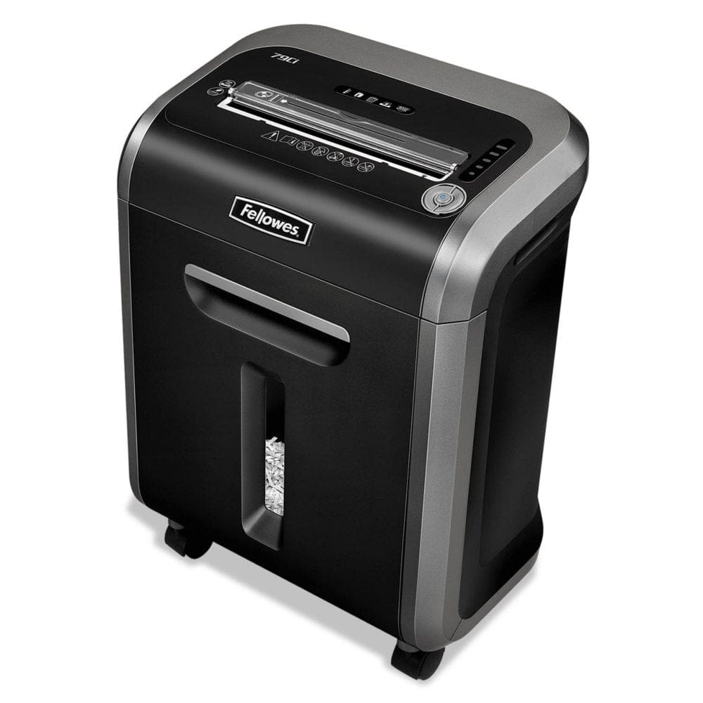 Fellowes - Powershred 79Ci 100% Jam Proof Medium-Duty Cross-Cut Shredder - 16 Sheet Capacity - Shredders - Fellowes