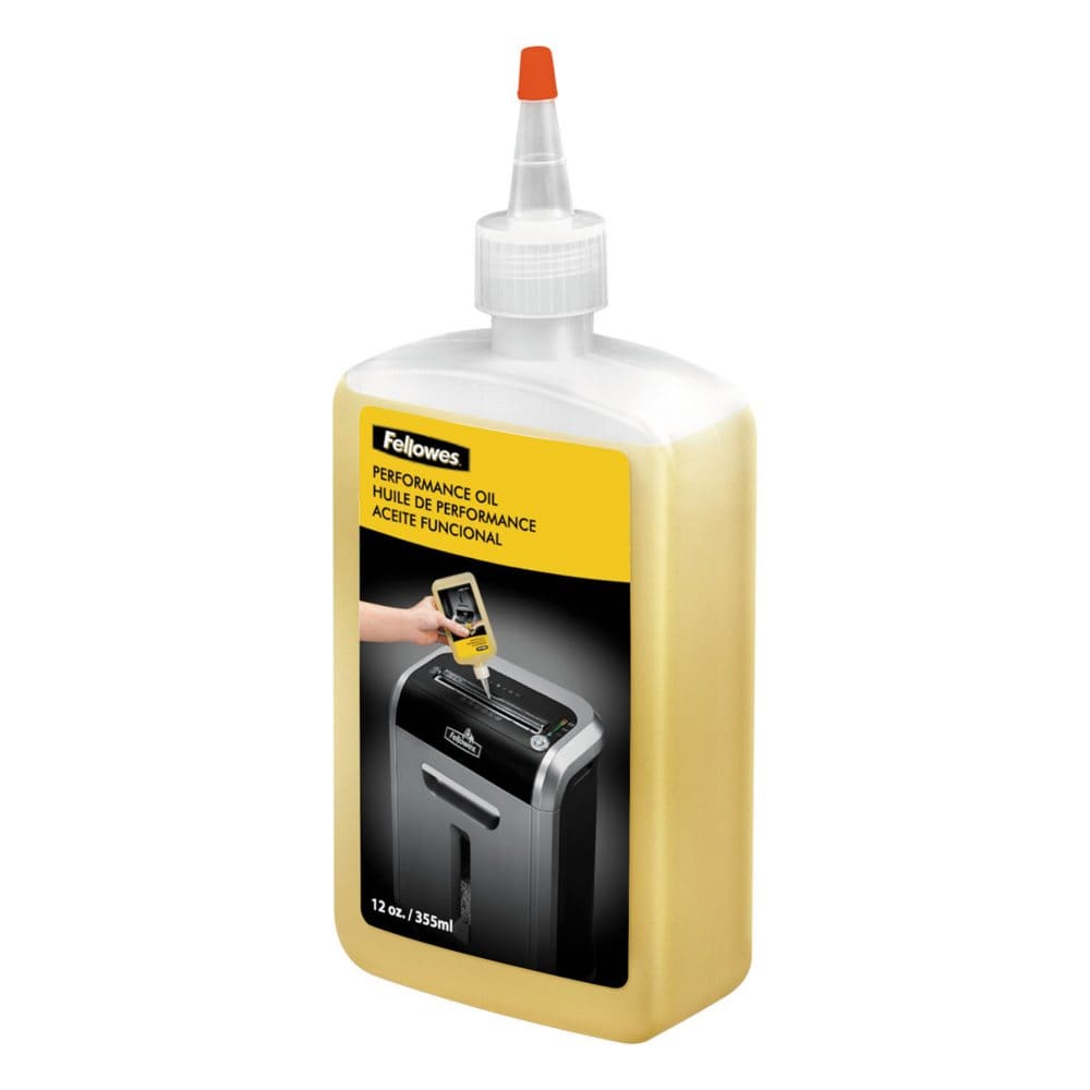 Fellowes - Powershred Performance Oil - 12 oz. Bottle w/Extension Nozzle (Pack of 2) - Shredders - Fellowes