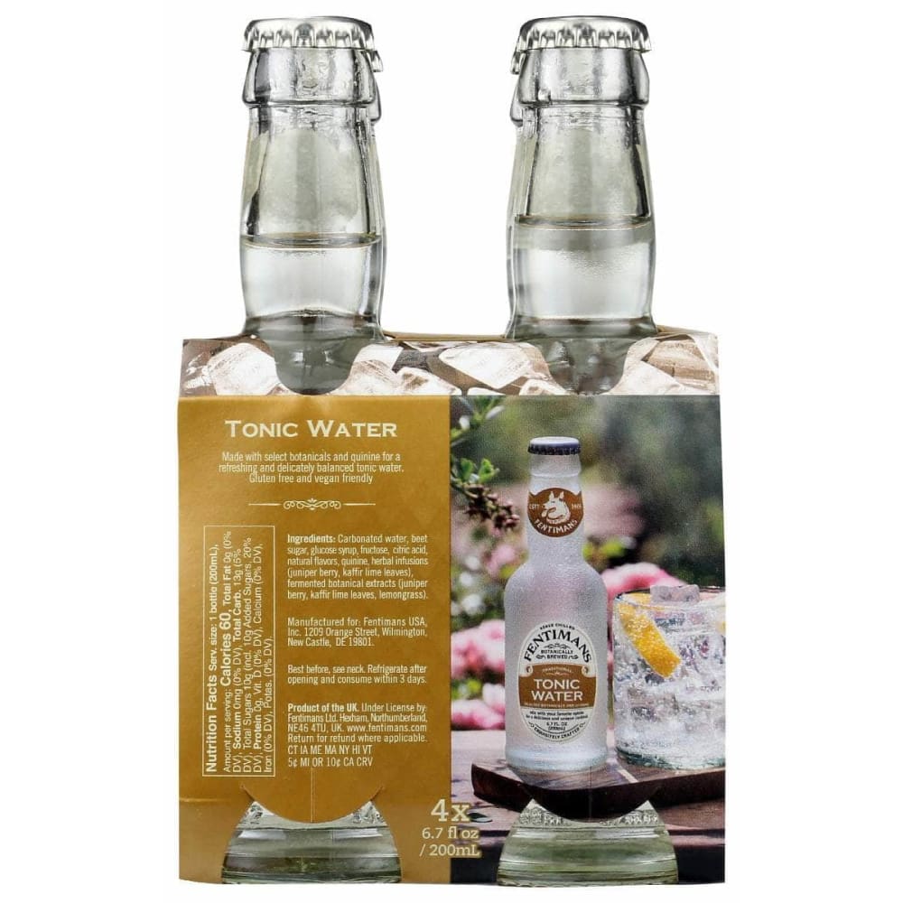 FENTIMANS Fentimans Mixer Tonic Water 4Pk, 26.8 Fo