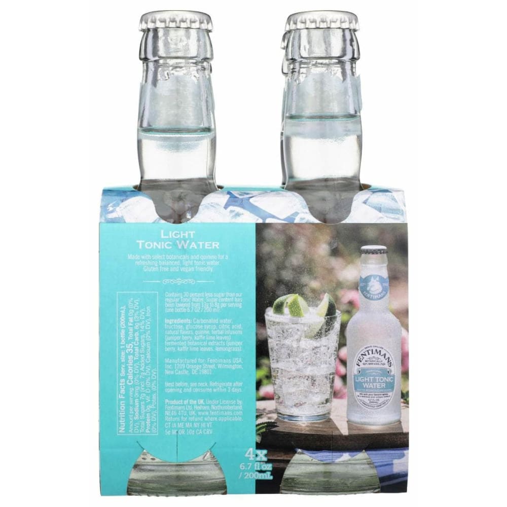 FENTIMANS Fentimans Mixer Tonic Water Light 4Pk, 26.8 Fo