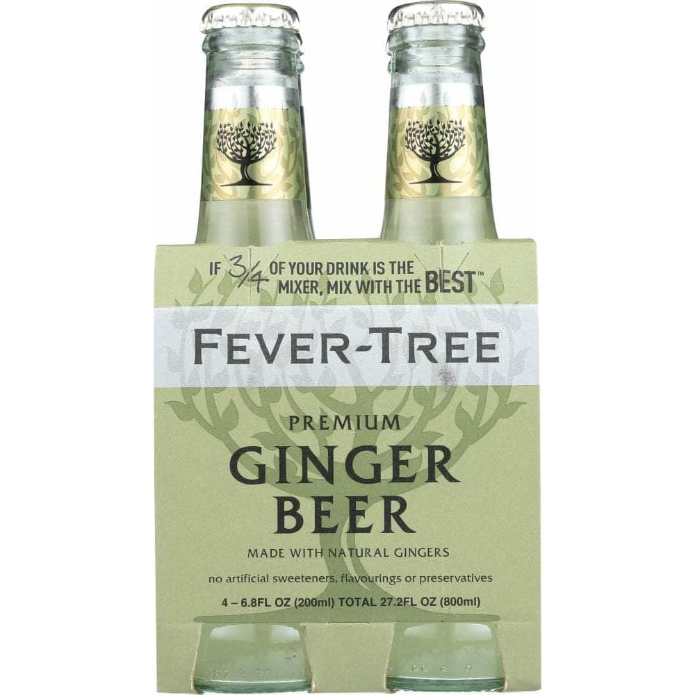 Fever-Tree Fever-Tree Premium Ginger Beer 4x6.8 oz Bottles, 27.2 oz