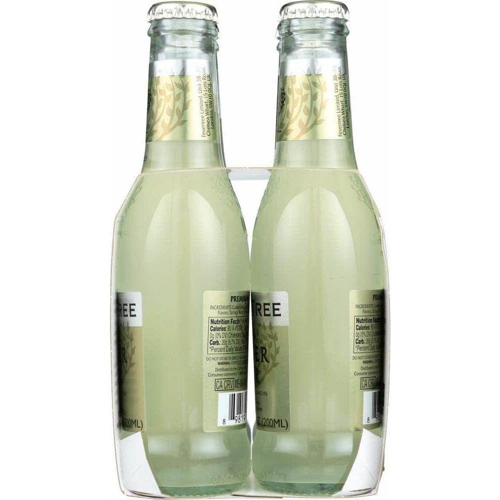 Fever-Tree Fever-Tree Premium Ginger Beer 4x6.8 oz Bottles, 27.2 oz