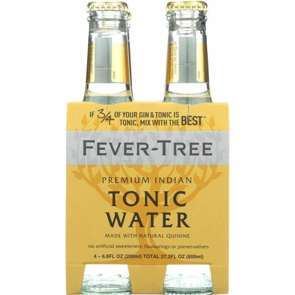 Fever-Tree Fever-Tree Premium Indian Tonic Water 4x6.8 oz Bottles, 27.2 oz