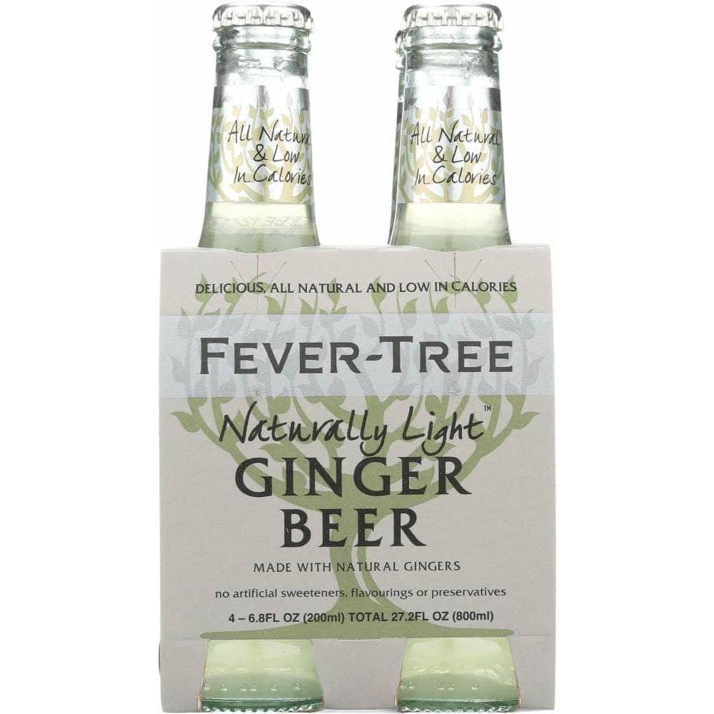 Fever-Tree Fever Tree Soda 4pk Ginger Beer Light, 6.8 oz