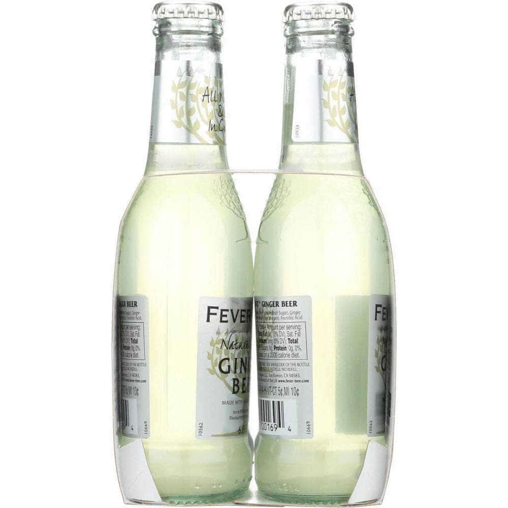 Fever-Tree Fever Tree Soda 4pk Ginger Beer Light, 6.8 oz