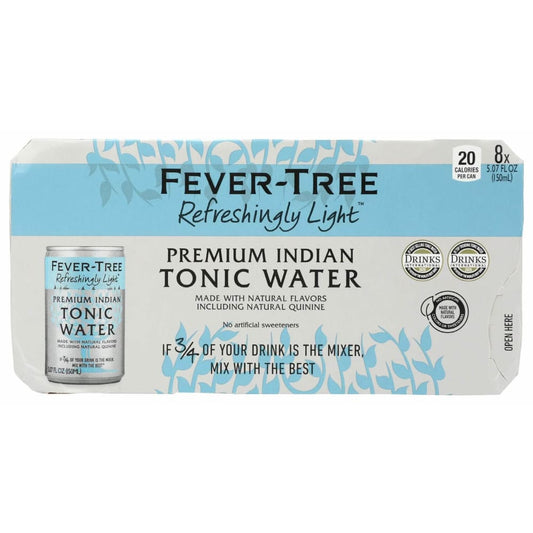 FEVER TREE Fever Tree Soda Tonic Water Lte 8Pk, 40.56 Fo