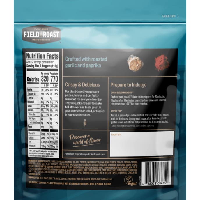 Field Roast Field Roast Classic Plant-Based Nuggets, 10 Oz