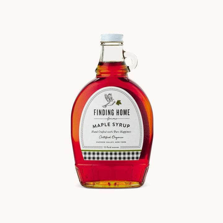 FINDING HOME FARMS Grocery > Breakfast > Breakfast Syrups FINDING HOME FARMS 100 Percent Certified Organic Maple Syrup Glass Bottle, 12 fo