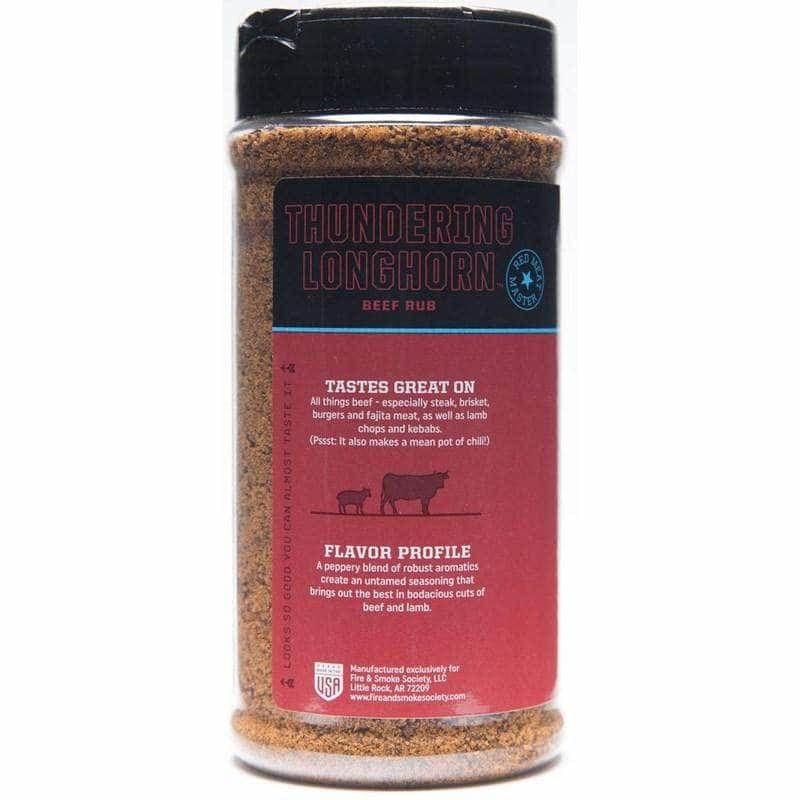 FIRE AND SMOKE Fire And Smoke Rub Thndrng Lnghrn Beef, 16 Oz