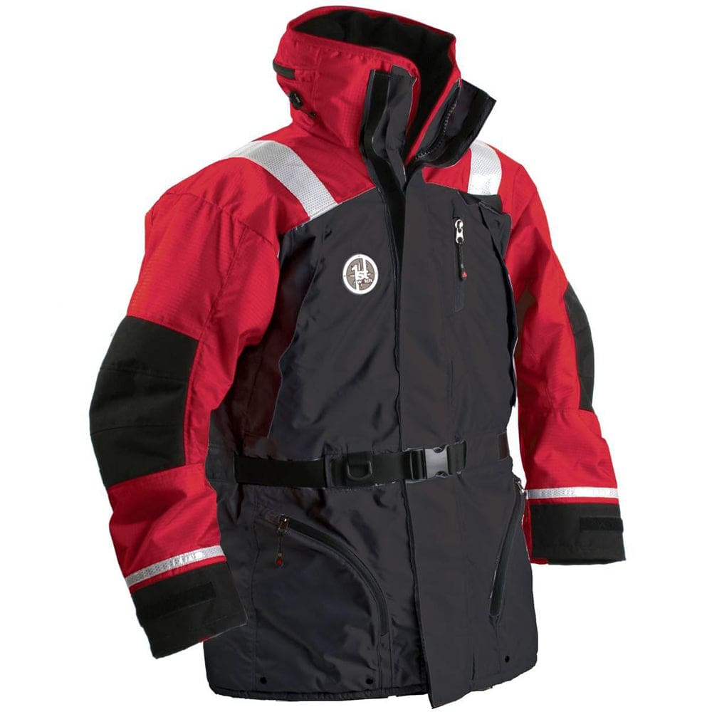 First Watch AC-1100 Flotation Coat - Red/ Black - XL - Marine Safety | Flotation Coats/Pants - First Watch