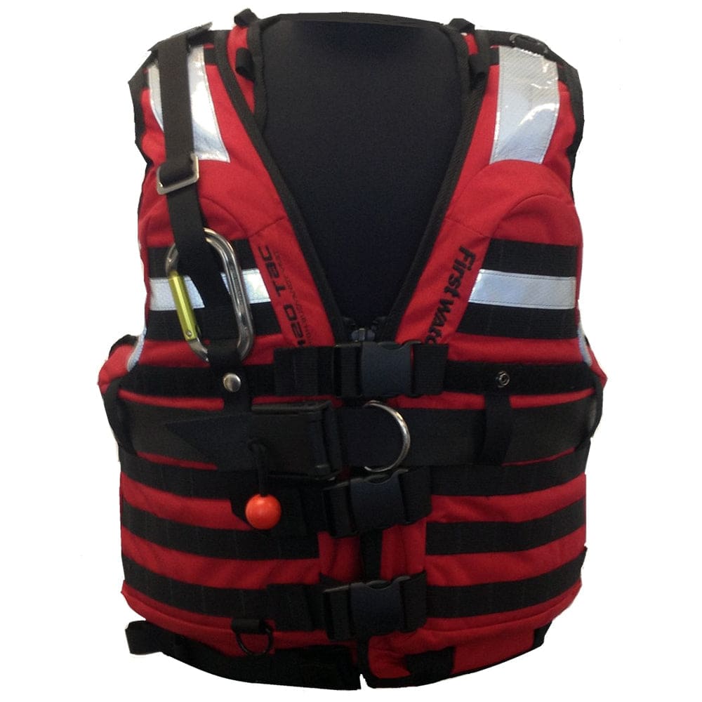 First Watch HBV-100 High Buoyancy Rescue Vest - Red/ Black - XL to 3XL - Marine Safety | Personal Flotation Devices - First Watch