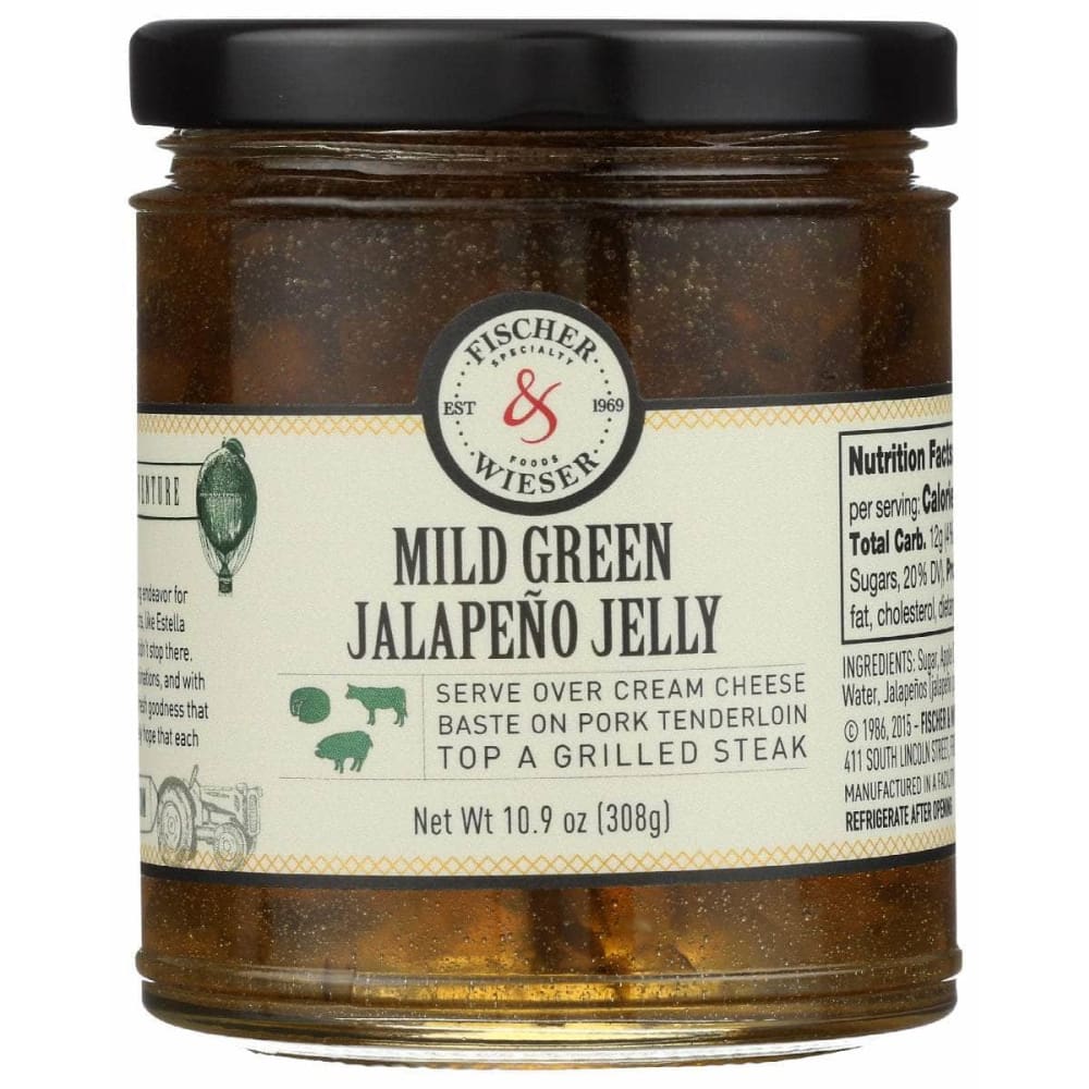 FISCHER & WIESER FISCHER & WIESER Jelly Jalapeno Grn Mld, 10.9 oz