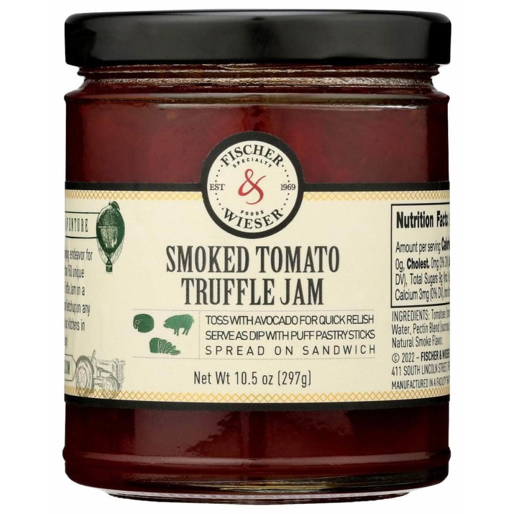 FISCHER & WIESER Grocery > Pantry > Jams & Jellies FISCHER & WIESER: Smoked Tomato Truffle Jam, 10.9 oz