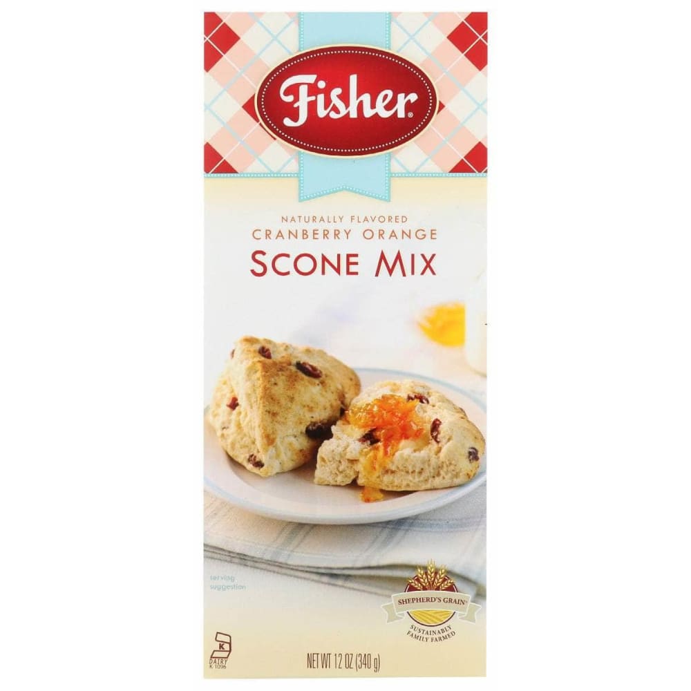 FISHER Grocery > Cooking & Baking > Baking Ingredients FISHER: Cranberry Orange Scone Mix, 12 oz