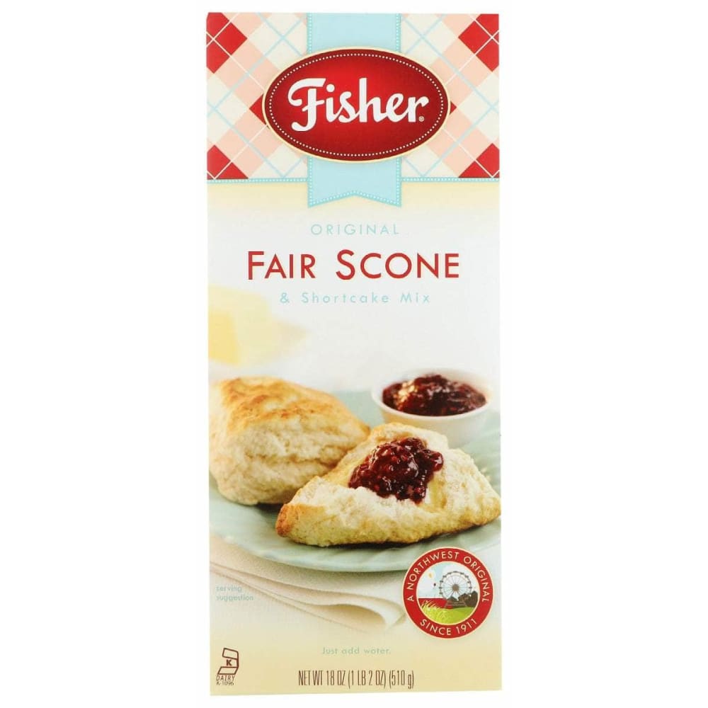 FISHER Grocery > Cooking & Baking > Baking Ingredients FISHER: Original Fair Scone and Shortcake Mix, 18 oz