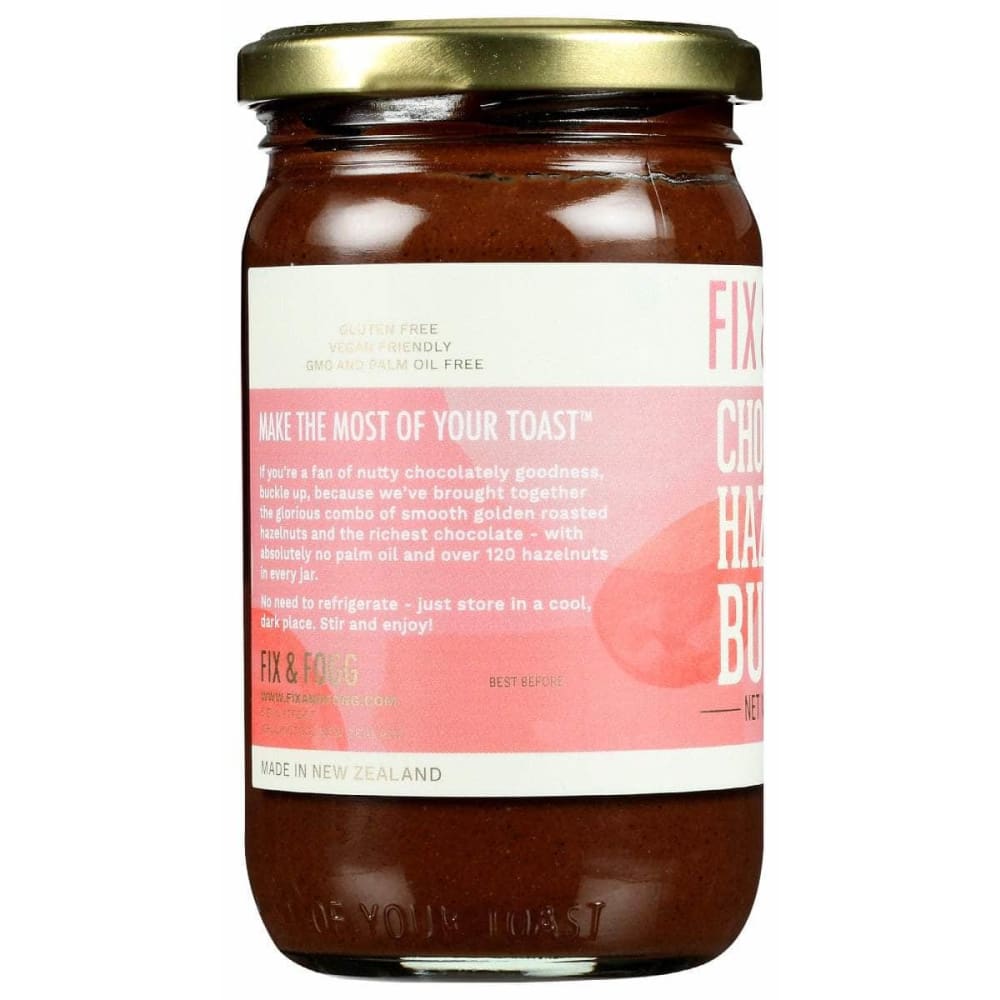 FIX & FOGG Fix & Fogg Chocolate Hazelnut Butter, 10 Oz